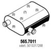 RENAULT 5010317194 Middle-/End Silencer